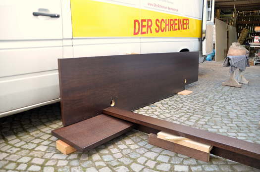 Bett Eiche gebeitzt 2-28